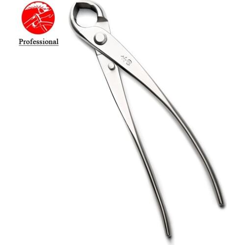 Professional grade 210 mm knob cutter concave edge cutter 4Cr13MoV Alloy Steel bonsai tools made by TianBonsai
