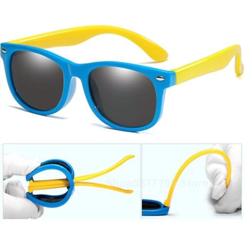 2020 New Polarized Kids Sunglasses Boys Girls Baby Infant Fashion Sun Glasses UV400 Eyewear Child Shades Gafas Infantil