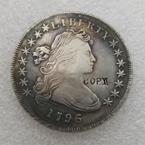 USA 1796 Draped Bust Dollar Copy Coin commemorative coins-replica coins medal coins collectibles