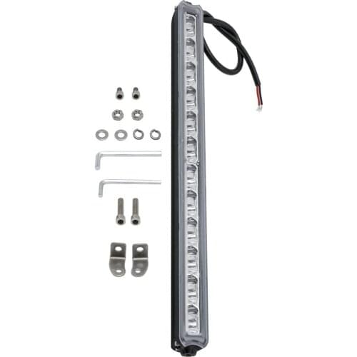 14inch LED Light Bar Super Slim Single Row Flood Beam Lamp Offroad IP68