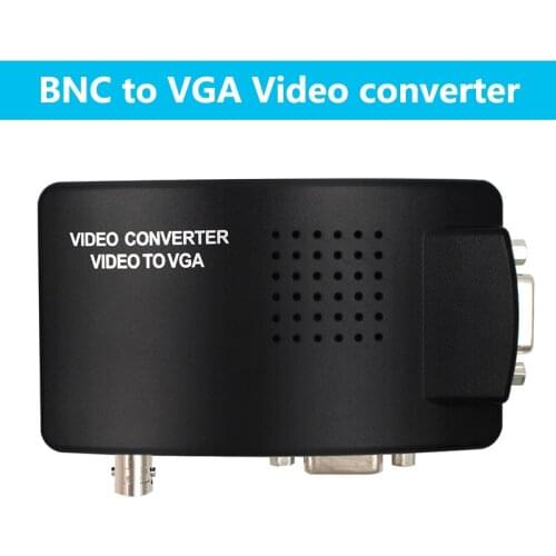 Wiistar BNC VGA Video Converter S-video VGA Input to PC VGA Out Adapter Digital Switch Box For PC TV Camera