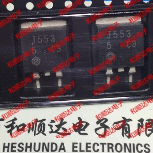10pcs / lot 2SJ553 J553 new stock TO-263 -60V -30A