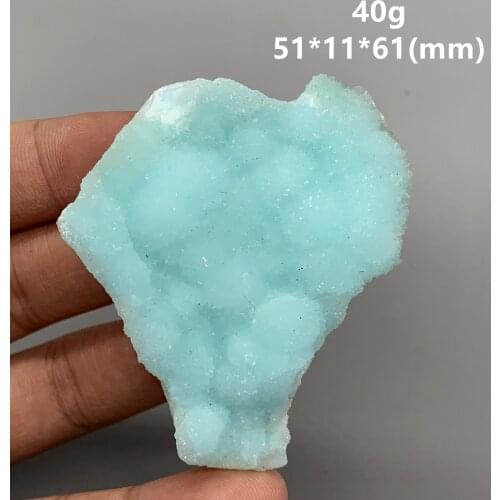 100% Rare Natural Copper Pectolite specimens Stones and crystals Healing crystal from china free shipping