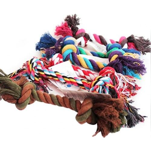 17CM Dog Chew Knot Sturdy Interactive Portable Braided Bone Rope Pet Molar Toy for Home