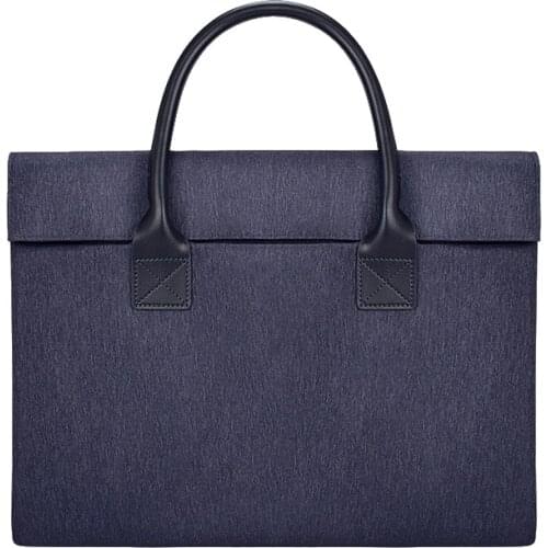 2020 Women Men Briefcase Unisex Zipper Laptop Bag Multifunction Liner Bag Computer Handbag Retractable Handle Computer Case