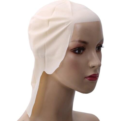 30Cm Width Funny Latex Skin Fake Bald Head Unisex Fancy Movie Party Dress Skinhead Wig Cap