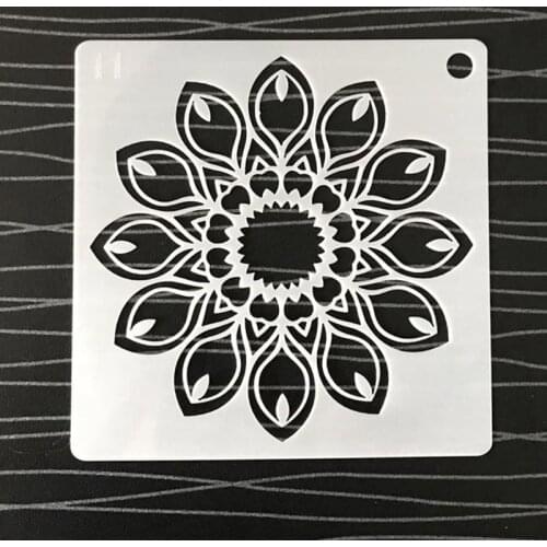 48 Pieces Mandala Stencils Mandala Painting Templates for DIY Painting Art Proje K92C
