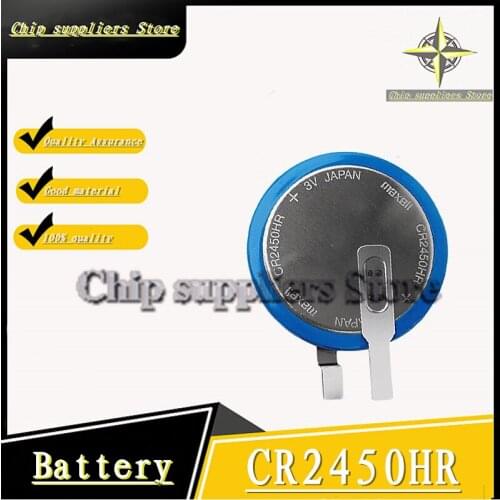 5PCS) CR2450HR High temperature resistant 3V car built-in tire pressure monitoring battery New and original