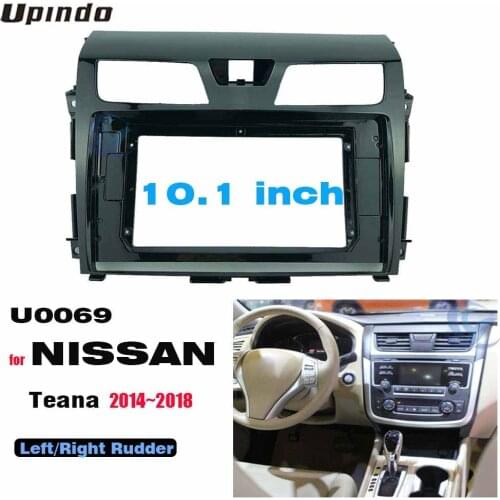 2 Din 10.1 Inch Car Radio Fascia Panel Frame for NISSAN Teana 2014+ Dashboard ABS Plastic Installation Trim Kit