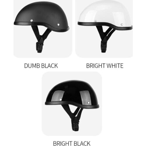 Summer Vintage Motorcycle Riding Half Helmet Open Face Windproof Unisex Simple Design Motorbike Chopper Biker Pilot