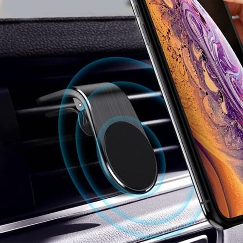 Magnetic Car Phone Holder Stand With Air Vent Clip GPS Universal Phone Car Holder For iPhone 12 X S 8 11 Pro Samsung S10 Xiaomi