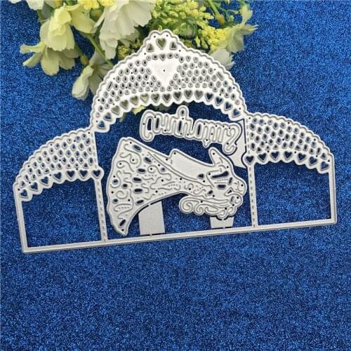 Metal Cutting Dies wedding lover dance congratus Stencil Scrapbooking Photo Album Card Paper Embossing Craft DIY Dies Cutting