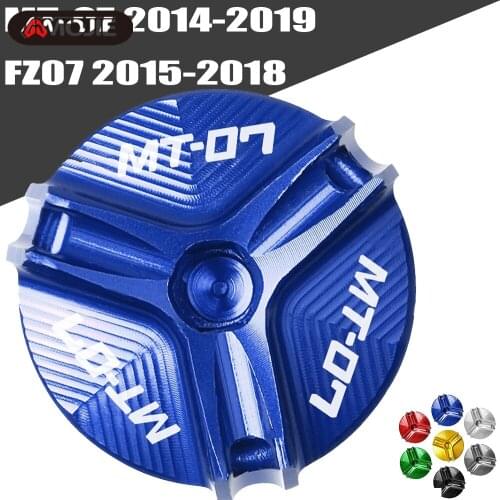 MT-07 MT07 FZ07 FZ-07 2014 2015 2016 2017 2018 2019 For YAMAHA MT FZ 07 Motorcycle CNC Engine Oil Cap Bolt Screw filler cover