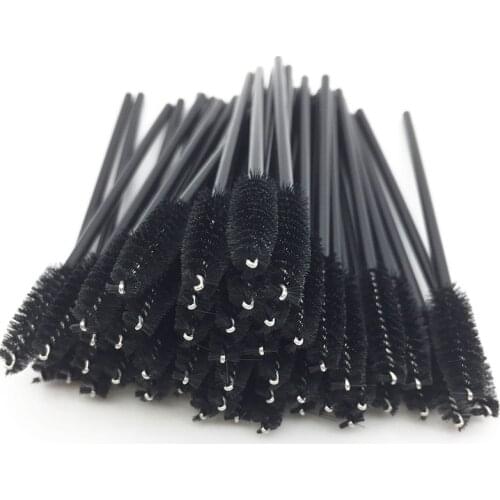 500/50Pcs eyelash makeUp brush extension disposable eyebrow mascara Applicator Eye Lashes Cosmetic Maquiagem Brushes Makeup Tool