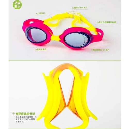 Wholesale Low price high quality Waterproof anti-fog Swim Eyewear swimming goggles for Children Free shipping