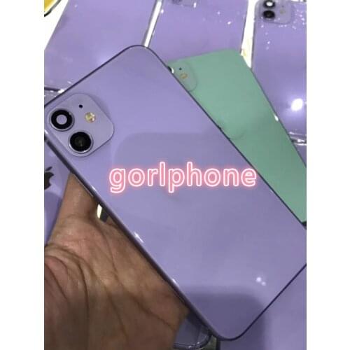 Original Real Back Glass For Phone XR Battery Cover Rear Door with 11 pro style Back Housing Replacement