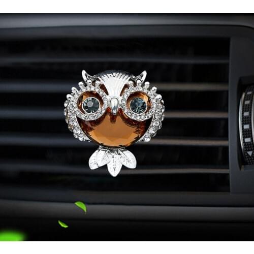 Owl Style car air freshener perfume bottle diffuser in the car auto Air conditioner outlet vent air Perfume clip