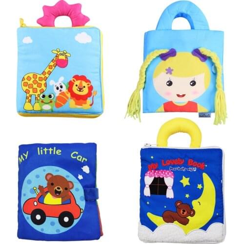 Manufacturers supply baby tearing early teaching cognitive cloth with ringing paper baby enlightenment early teaching cloth