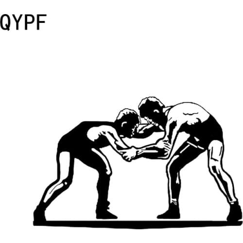 QYPF 16.1*10.2CM Fashion Wrestling Sports Decor Car Styling Stickers Vinyl Graphic Accessories Decals C16-0412