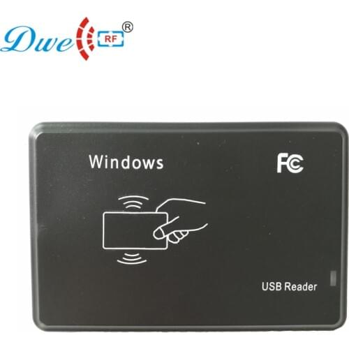 DWE CC RF USB to PC desktop rfid reader ID IC contactless chip card USB reader