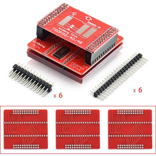 TSOP32 TSOP40 TSOP48 SOP44 SOP56 Adapter Kit for MiniPro TL866II Plus Universal Mini Programmer Smart Calculator Test Product