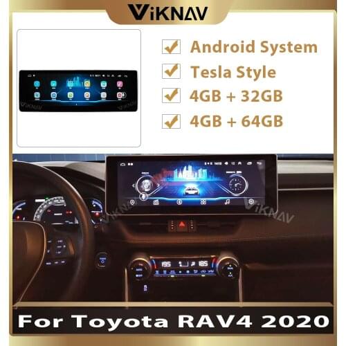 ViKNAV for-Toyota RAV4 2020 car GPS navigator radio Auto GPS stereo multimedia player tape recorder support carplay Android