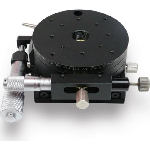 XRG80-L High Precision Mounting Wear-in Rotating Platform XR Axis Manual sliding stage 80*80mm slide