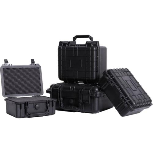 Protective Safety Toolbox Equipment Suitcase Instrument Box ABS Plastic Sealed Aviation Safety Toolbox with Foam Lining