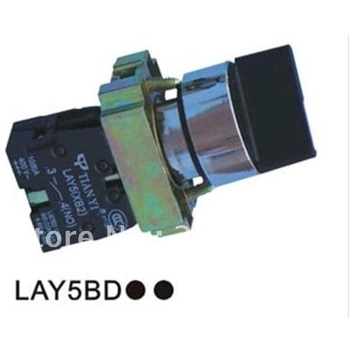 10pcs 2 Position NO NC Maintained Select Selector Switch