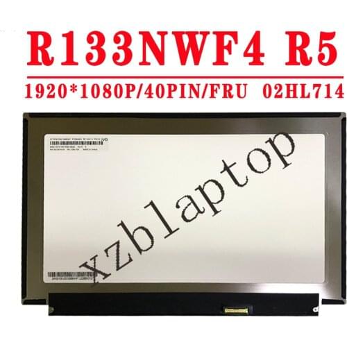 13.3" LCD LED Touch Screen Touch Display Digitizer Screen Panel 02HL707 02HL706 02HL714 5D10W87108 R133NWF4 R5 For ThinkPad X390
