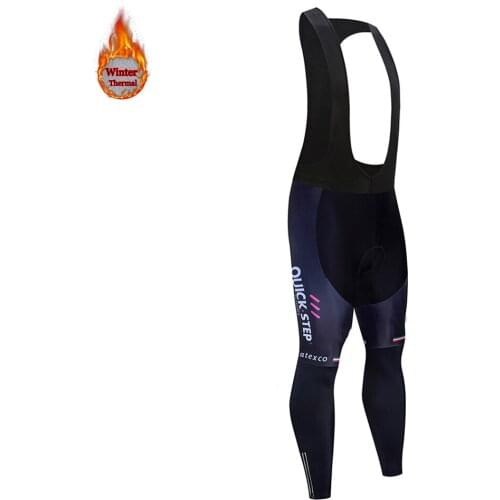 2022 Top Quality Winter Cycling Pants Thermal Fleece Cycling Long Pants Outdoor Bicycle Wear Bib Pants 20D Gel Pad Bike Trousers