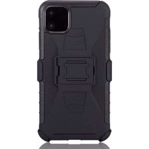 Suitable For Iphone 11 Pro Back Clip Phone Case 3 In 1 Shockproof Case With Bracket