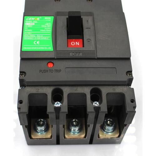 3P 200A circuit breaker switch MCCB with innovation built-in parts room no need open whole item for install all kinds of parts