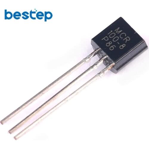 50PCS MCR100-8 100-8 MCR100 TO-92 600V 800mA