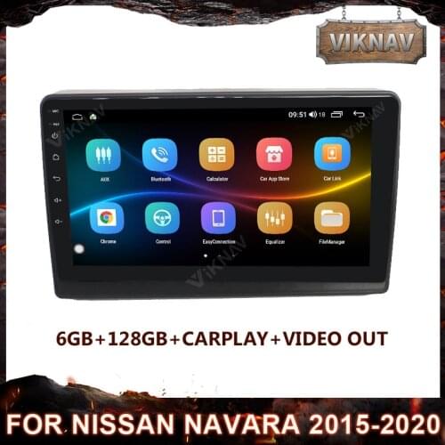 Android 10 Car Radio For Nissan NAVARA 2015-2020 10 Inch Touch Screen Car autoradio Stereo Multimedia Player 2 Din Head Unit