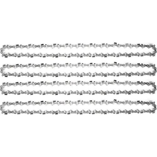 4pcs 35cm 3/8P 52TG Saw Chain Blade 1.3mm Wood Cutting Chainsaw Parts Chainsaw Saw Mill Chain for Stihl