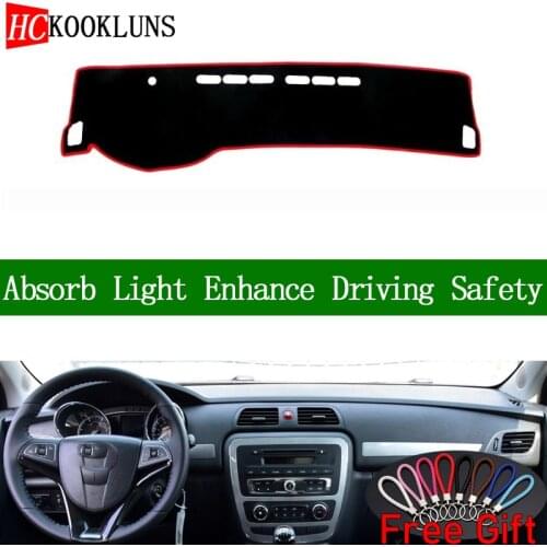 For JAC T6 T8 2016 2017 2018 Dashboard Cover Sun Shade Dash Mat Pad Carpet Car Stickers Interior Accessories