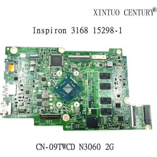 CN-09TWCD 09TWCD 9TWCD Genuine Quality For DELL Inspiron 3168 Laptop Motherboard With N3060 1.6 GHz Processor 15298-1