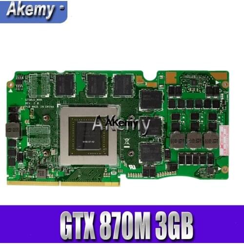 For Asus ROG G750JZ GTX870M GTX 870M N15E-GT-A2 3GB Laptop VGA Graphic card Video card