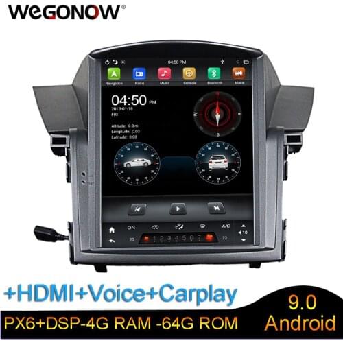 DSP PX6 IPS Carplay voice control Tesla 9.7"Android 9.0 4GB RAM 64GB ROM auto radio GPS Navigation media BT5.0 for CRV 2012-2016