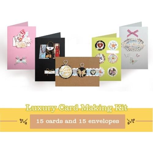 Eno Greeting Eno Greeting diy scrapbooking cards and envelopes creative card kit gift set
