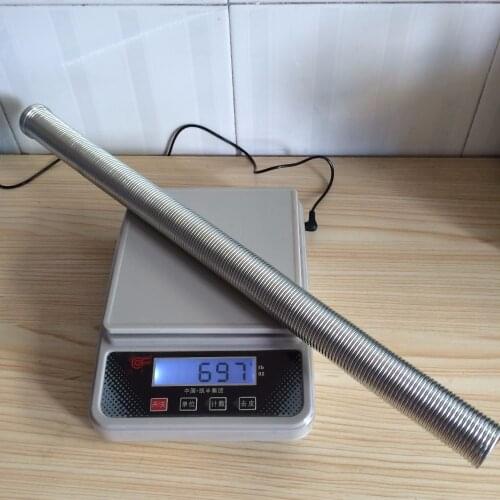 Silver wire tube bending tools Length 500mm diameter 25mm hand out-spring pvc tube bender pipe bending tool