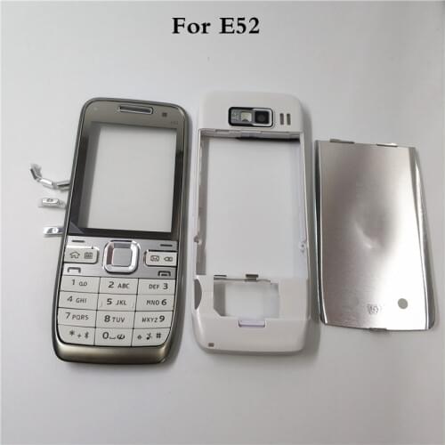 Good quality Original For Nokia E52 Housing Front Frame Battery Back Cover With Keypad