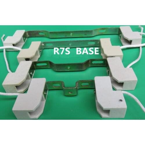 Ceramics base R7S lamp base R7S J78 lamp tube holder R7S J118 J135 J189 light tube r7s base 189MM 135mm 118mm 78mm