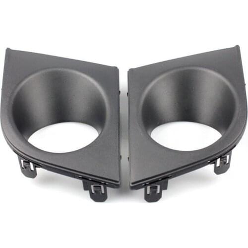 JanDeNing 2Pcs Right+Left Bumper Fog Lamp Cover Frames For Nissan Tiida /Latio 2005 ~ 2008