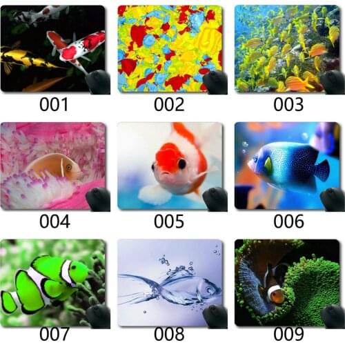 Mouse Pad Anti-Slip,Mouse Pad Custom,Ocean Fish Theme Of Unique Gaming MousePads