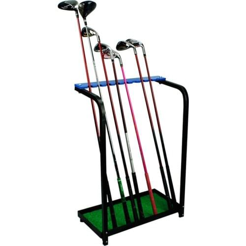 KOFULL Golf Club Display Rack Metal Shelf Organizer 9 Slot Stand Holder Supplies