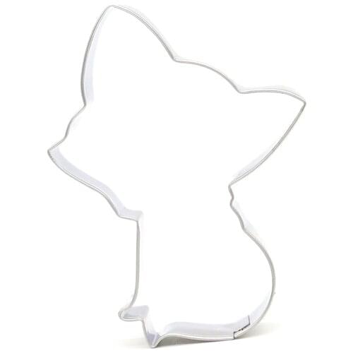 1pc New Fox Cookie Cutters Stainless Steel DIY Biscuit Baking Mold Cake Fondant Sugarcraft Decorating Tools