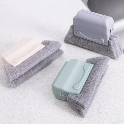 New Multifunctional brush Window Groove Cleaning Brush Window Cleaning Brush Cleaner Rails Window Brush Creative Groove Brush