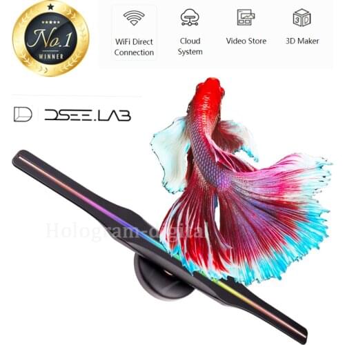 NEW HOT 50CM BEST FUNCTIONS hologram 3d projector holographic led fan display with wifi app cloud